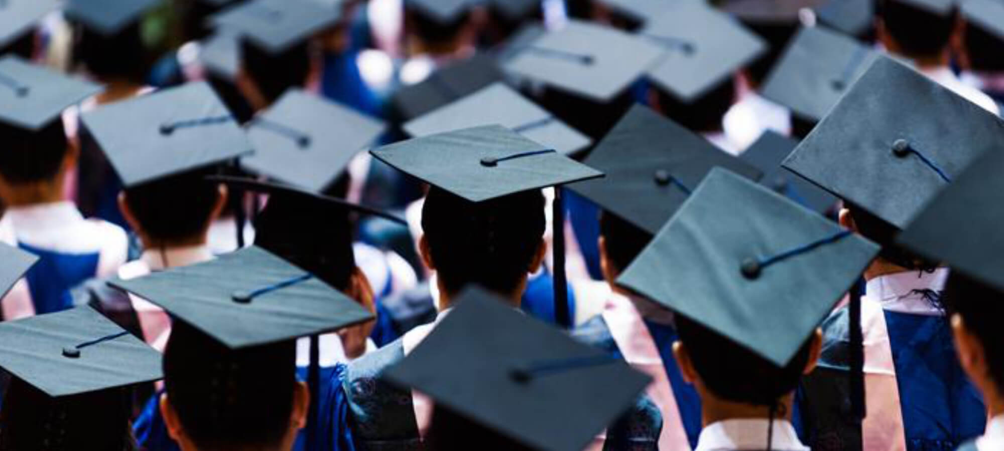 graduates in cap and gown 